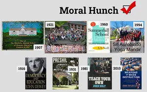 Moral Hunch Check Box with Schools and Books