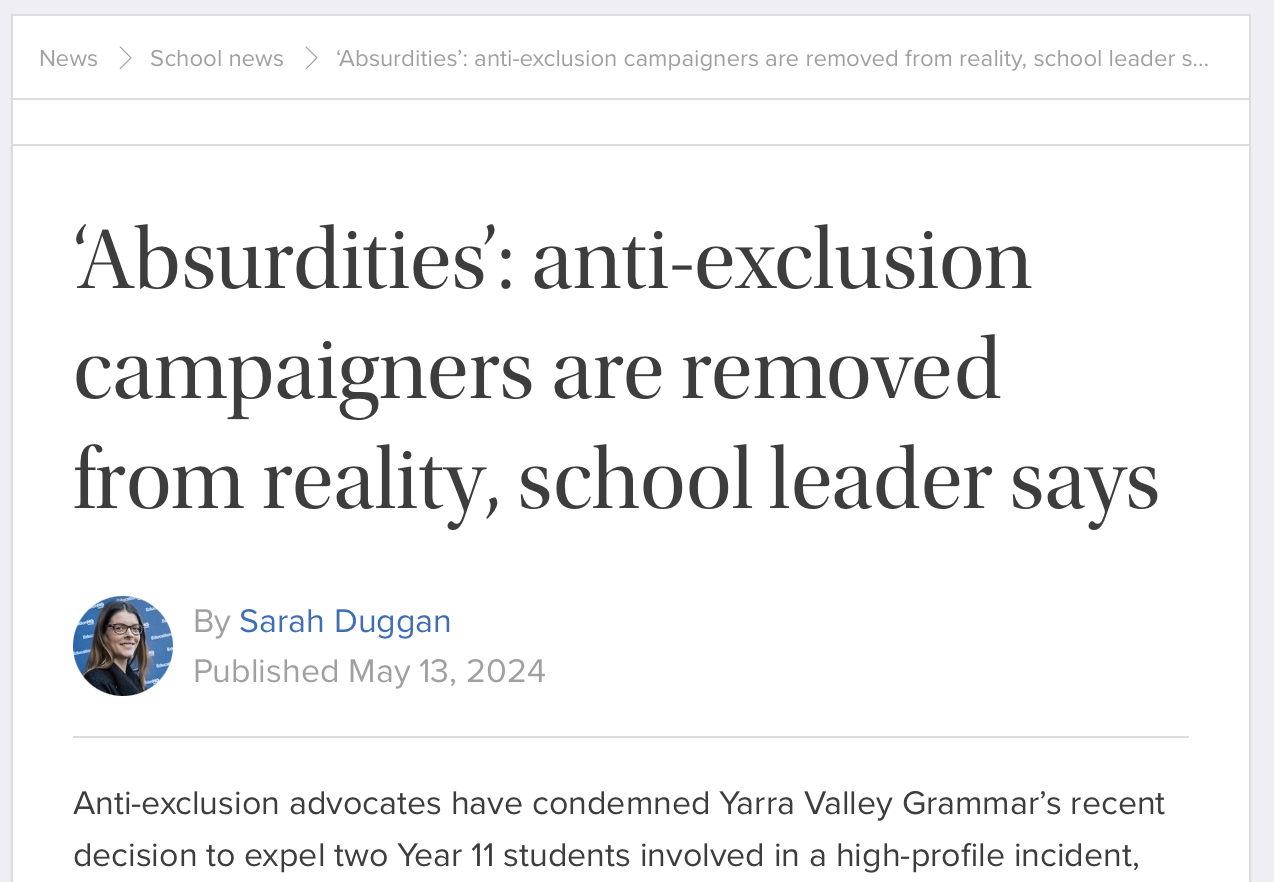 Restorative justice advocates are out of touch with reality.